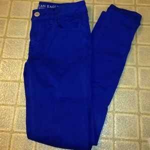 American eagle blue jeggins