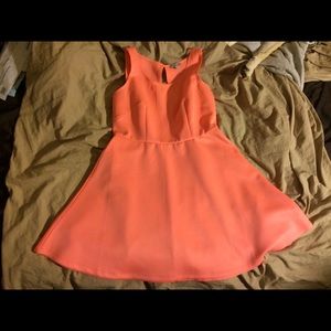 Retro Salmon Colored Dress