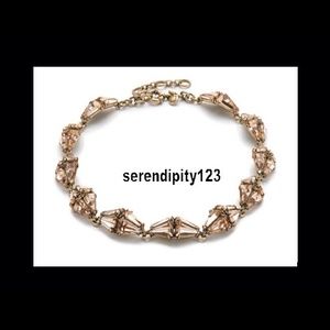 J. Crew CRYSTAL PRISM NECKLACE - Dusty Ginger NWT