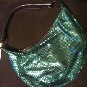 Cute Hunter Green Metallic Purse