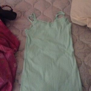 Mint color tank top