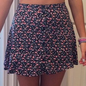 Floral Mini Skirt