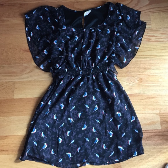 Dove Birds Flowy Dress