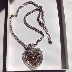 Rare Brighton Devotion Heart Song Necklace
