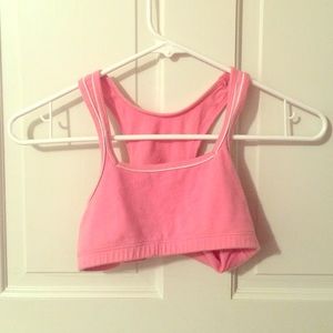 American Apparel Pink Sports Bra