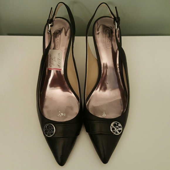 Coach Slingback Heels