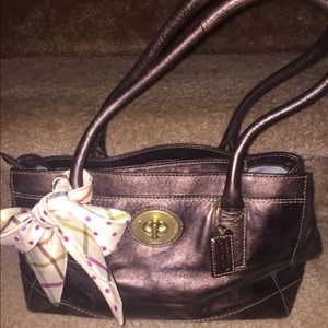 Coach Handbag W/Scarf