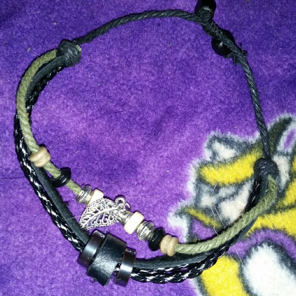 Bracelet Braided Hemp - Picture 2 of 2