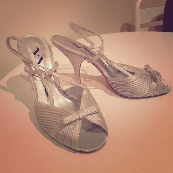 Silver Dress Heels