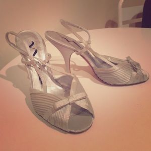 Silver Dress Heels