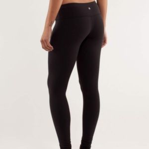 Lululemon "Wunder Under Pant" Black Leggings