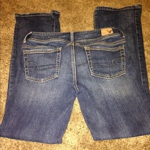 American Eagle Jeans 4 Short Kick Boot Stretch