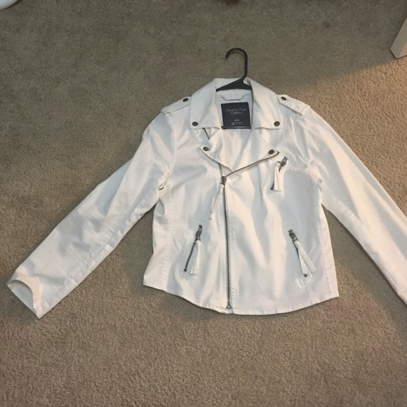 White jean jacket