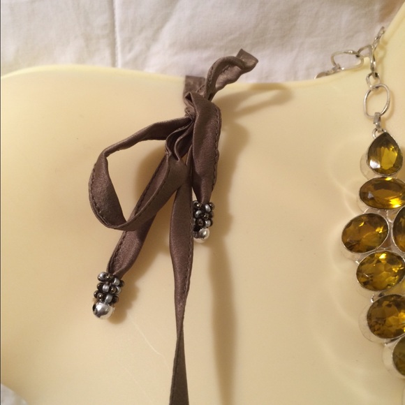 eve Khaki Brown Spaghetti Strap Gown - Picture 4 of 4