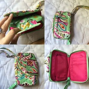 Vera Bradley phone wristlet in "Tutti Frutti"