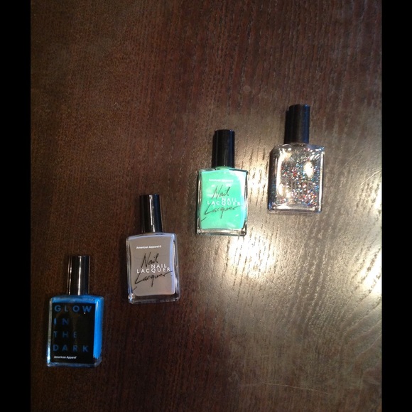 American Apparel Accessories - 2 for $9 ! American Apparel nail polishes !💗💖😀