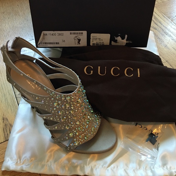 New in box Gucci strass sandals size 36 - Picture 4 of 8