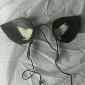 Leather handmade animal ears