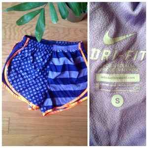 RESERVED Purple and Orange Nike Shorts
