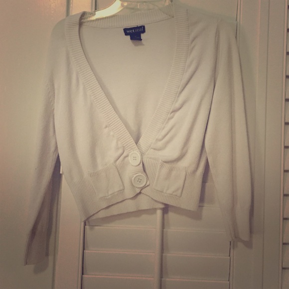 Wet seal white sweater!