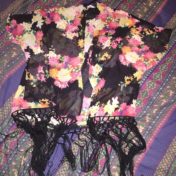 Sheer cardigan