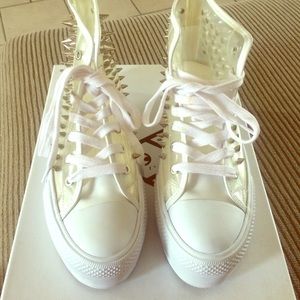 UNIF Koop Sneakers, clear/silver