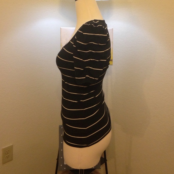 Black and white striped top! - Picture 2 of 3