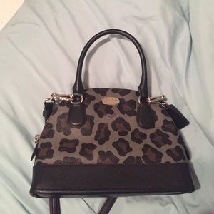 Cheetah Coach Cross Body