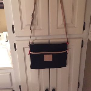 Authentic black coach cross body purse