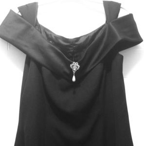 Black floor length gown