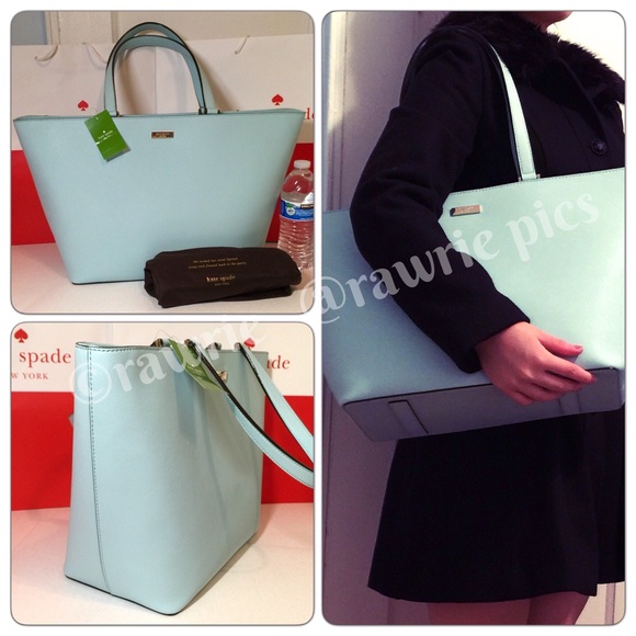 kate spade Handbags - New Kate Spade newbury blue leather large tote