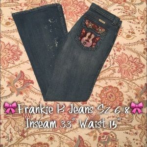 🎀Frankie B Jeans Sz 6/8🎀
Inseam 33" Waist 15"