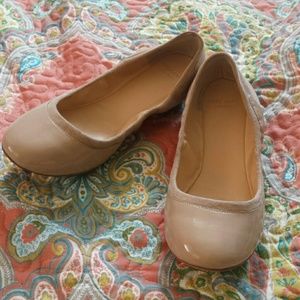 Cole Haan nude/beige leather flats