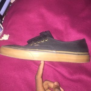 Black and Gum Vans