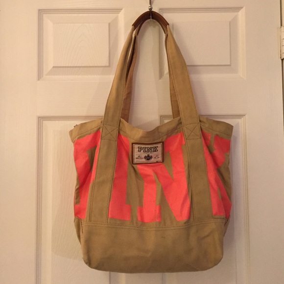 Victoria's Secret Handbags - VS PINK: Canvas Tote Bag