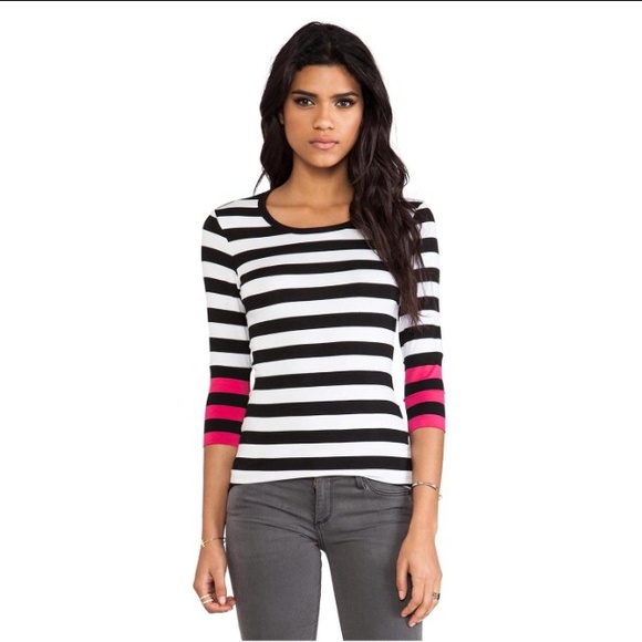 Bailey 44 Anatomically correct striped top