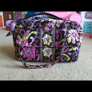 Vera Bradley Diaper Bag in Purple Punch