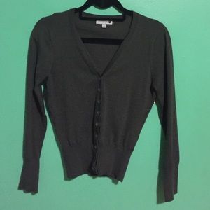 olive green cardigan