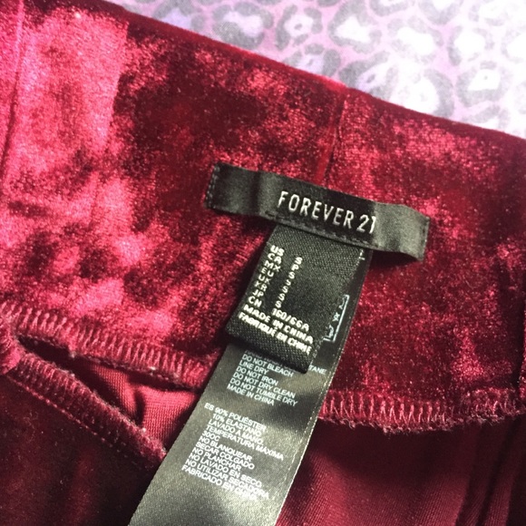 Velvet high waist skirt - Picture 2 of 4