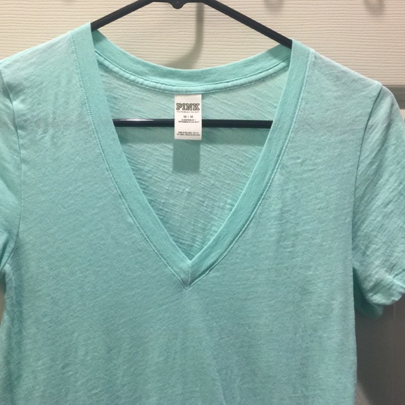 PINK mint colored tee.