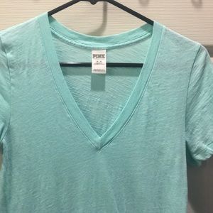 PINK mint colored tee.