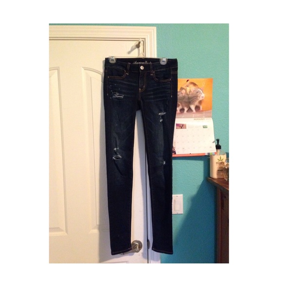 Super cute AE jeggings, 2 long