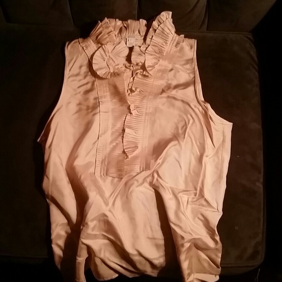 J Crew sleeveless blouse