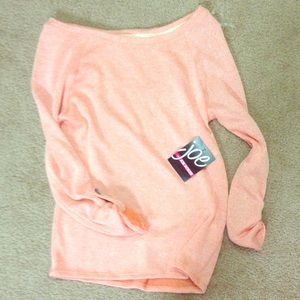 Missy light peach sweater! never worn!