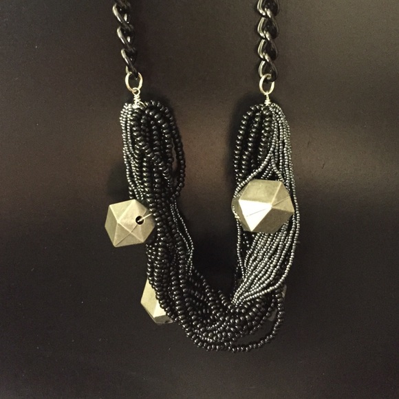 Black artsy necklace
