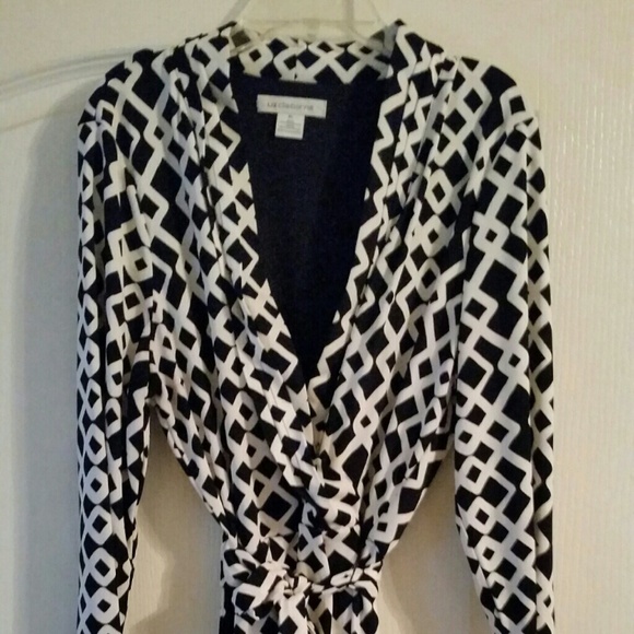 Fun Liz Claiborne wrap dress