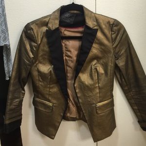 Zara Metallic Blazer