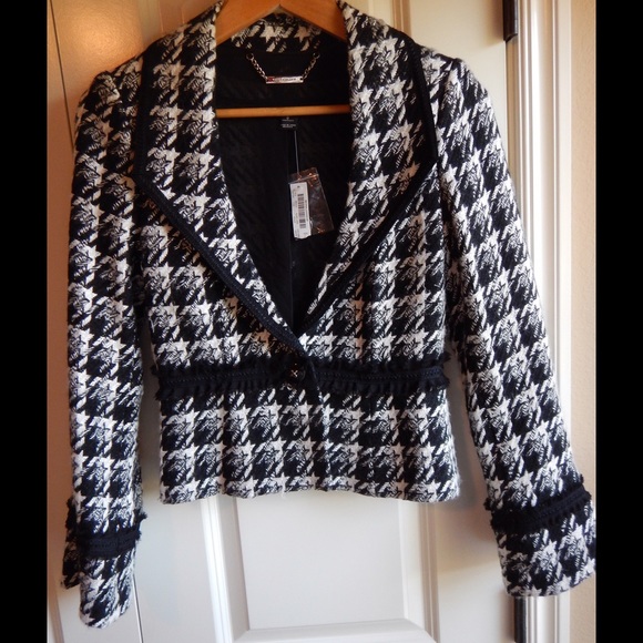 Houndstooth blazer New!