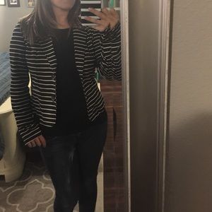 Striped blazer/sweater