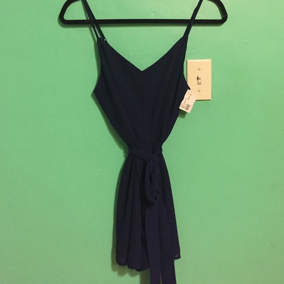 navy blue romper